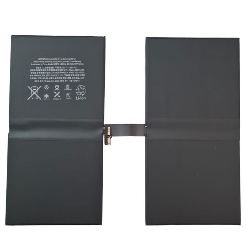 Compatible Battery for Apple iPad Pro 12.9 (2nd Generation) A1670 A1671 A1821 | A1754 - 10994mAh