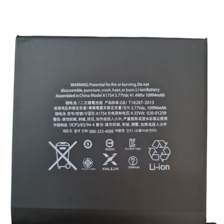 Compatible Battery for Apple iPad Pro 12.9 (2nd Generation) A1670 A1671 A1821 | A1754 - 10994mAh