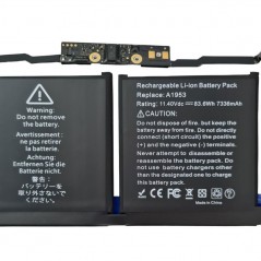 Acquista Batteria Compatibile per Apple MacBook Pro 15 A1990 (2018 - 2019) |A1953 - 7336mAh su Smartness