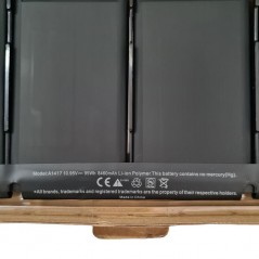 Foto di Batteria Compatibile per Apple MacBook Pro Retina 15 A1398 (2012 - 2013) | A1417 - 8460mAh - PRC