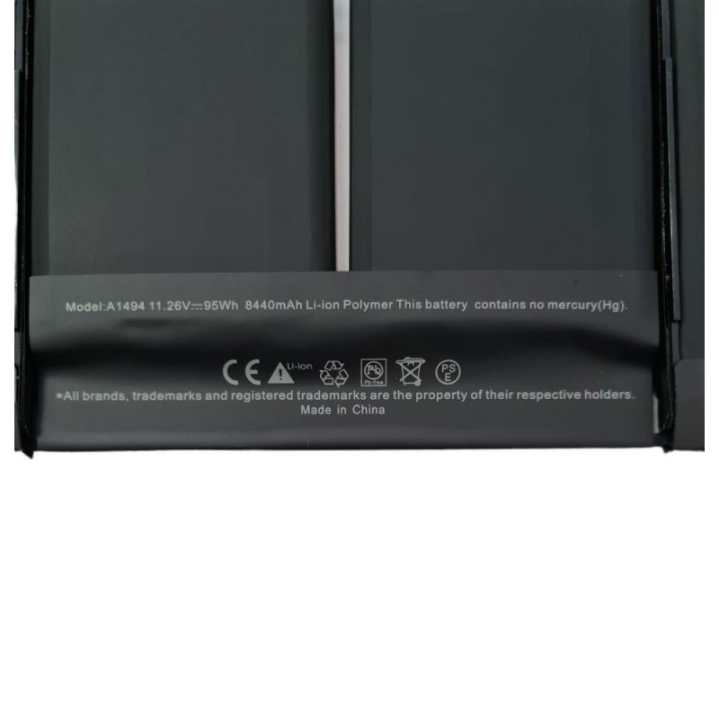Compatible Battery for Apple MacBook Pro Retina 15 A1398 (2013)|A1494 - 8440mAh