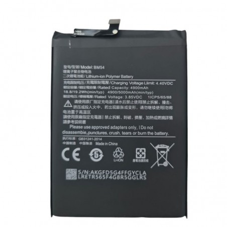 Acquista Batteria Compatibile per Xiaomi Redmi Note 9T/ Redmi Note 9 5G | BM54 su Smartness