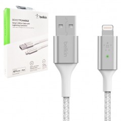 Foto di Belkin Cavo di Ricarica da Usb-A a Lightning BOOST CHARGE Con Led Intelligente | Bianco - Belkin