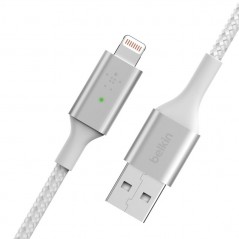 Belkin Cavo di Ricarica da Usb-A a Lightning BOOST CHARGE Con Led Intelligente | Bianco