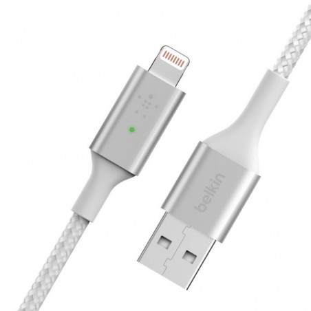 Belkin Cavo di Ricarica da Usb-A a Lightning BOOST CHARGE Con Led Intelligente | Bianco