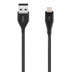 Acquista Belkin Cavo di Ricarica da Usb-A a Lightning BOOST CHARGE DURATEK + Strap | Nero in vendita