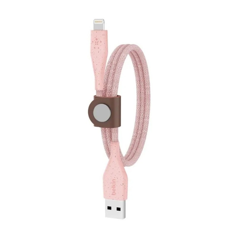 Belkin 1.2m Ultra-Resistant PVC Lightning USB Cable Pink Belkin 1.2m Ultra-Resistant PVC Lightning USB Cable Pink