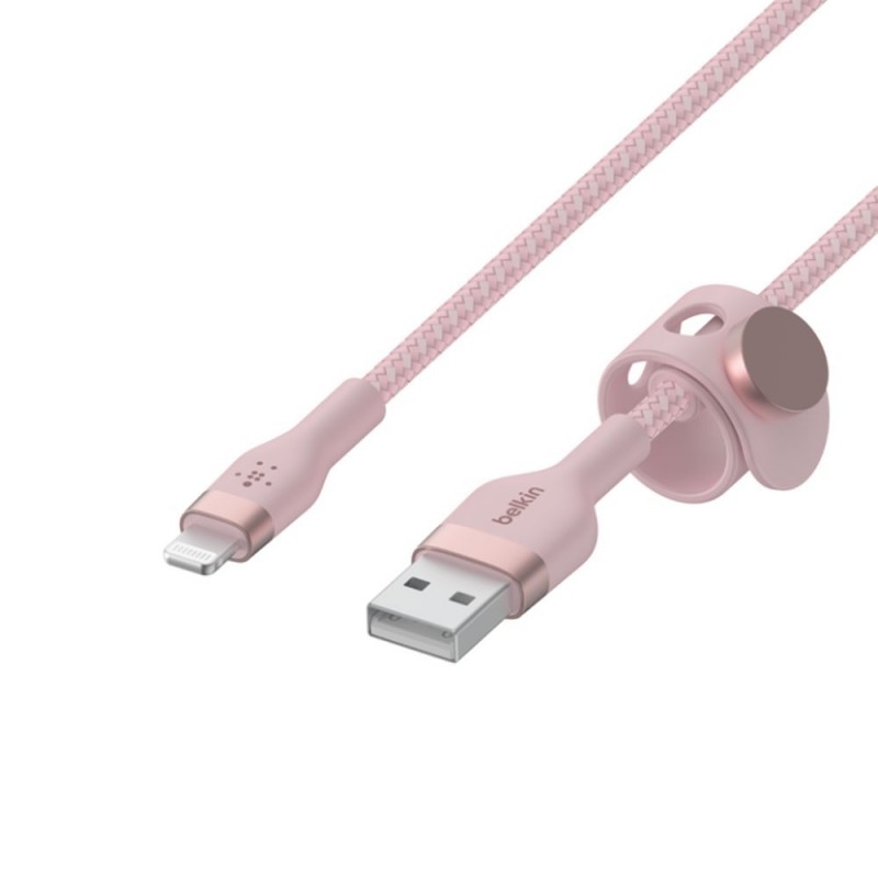 Belkin Cavo In PVC Lightning USB 1.2MT Rosa Ultra Resistente