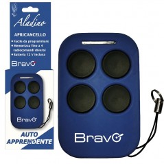 BRAVO Bravo ALADINO Telecomando Universale Programmabile Radiocomando 433 Mhz Per Codice Fisso for sale