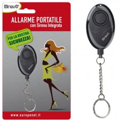 Compra BRAVO Allarme Portatile con Sirena Integrata da 105dB Pratico e Discreto | Nero online
