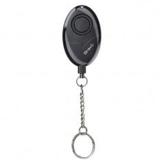 BRAVO Portable Alarm with Integrated 105dB Siren: Practical and Discreet | Black