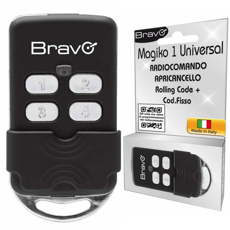 Bravo MAGIKO 1 Universal Programmable Remote Control Gate Opener Rolling Code Self-Learning 433/868Mhz