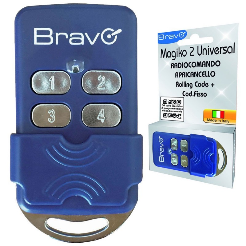 Bravo MAGIKO 2 Universal Programmable Remote Control Gate Opener Rolling Code Self-Learning 433/868Mhz