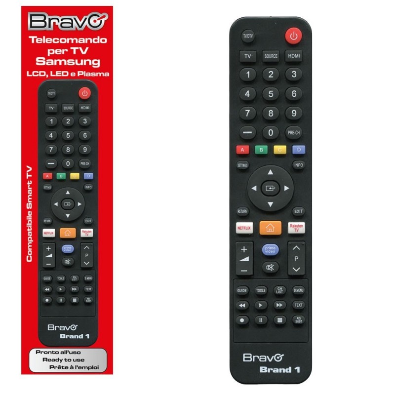 Bravo Replacement Remote Control BRAND 1 For SAMSUNG TVs