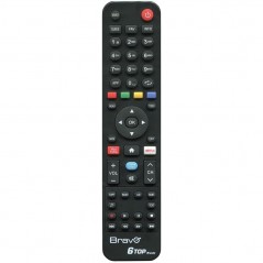 Bravo Universal Replacement Remote Control for 6 Top Brands (SAMSUNG - LG - TELEFUNKEN - PHILIPS - SONY - PANASONIC)