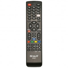 BRAVO Telecomando UNIVERSAL 4 in 1 per TV-DTT SAT-DVD VCR-SKY