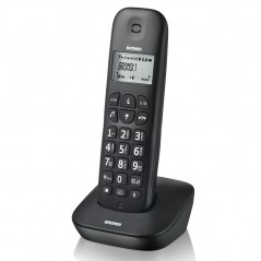 Discover BRONDI GALA Telefono Cordless Funzione ECO DECT Schermo Grande Sveglia | Nero details
