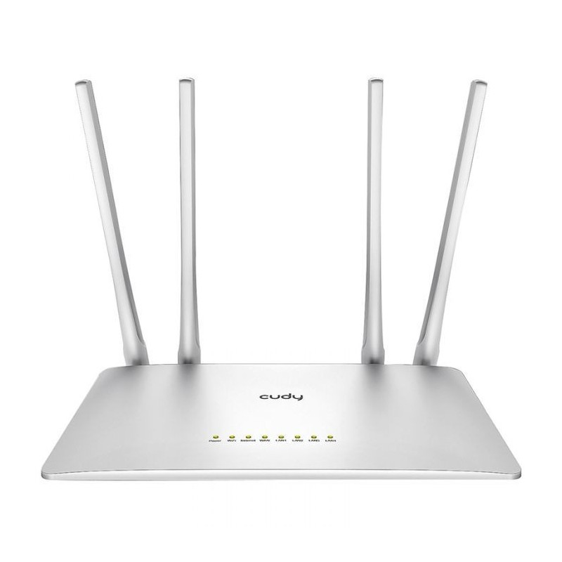 CUDY Router Wifi AC1200 Con 4 Porte LAN 10/100M Dual Band 5GHz CUDY Router Wifi AC1200 Con 4 Porte LAN 10/100M Dual Band 5GHz
