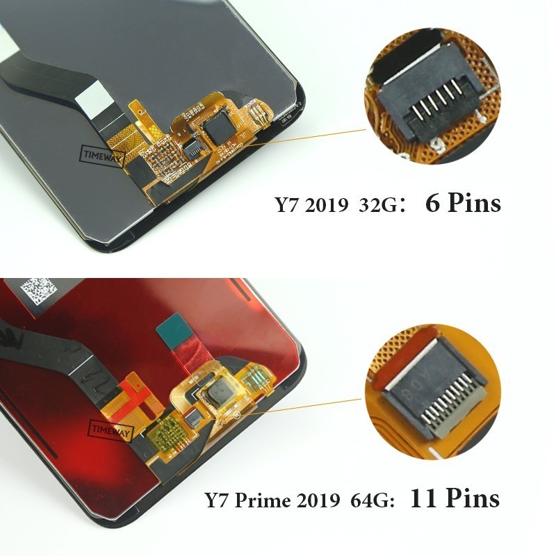 Display LCD + Frame Per Huawei Y7 2019 / Y7 2019 Prime | 6 PIN FLAT 