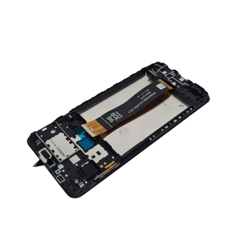 LCD Display + Frame For Samsung Galaxy A12 2021 SM-A127 | FLAT BLACK BOE B8 / BOE B6 SM-A127F
