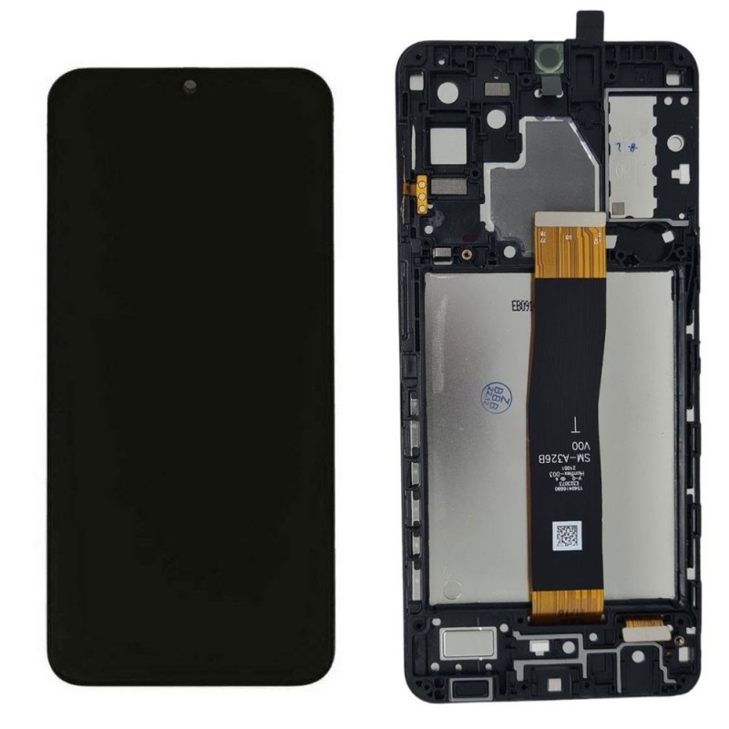 LCD Display + Frame for Samsung Galaxy A32 5G SM-A326 | Flat V00 Written A326B Horizontal
