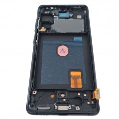 OLED LCD Display (FULL SIZE) + Frame For Samsung Galaxy S20 FE 4G 5G G780 / G781 BLACK | NO 5G ANTENNA
