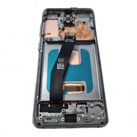 Display LCD OLED (FULL SIZE) + Frame Per Samsung Galaxy S20 SM-G980 - S20 5G SM-G981 Nero