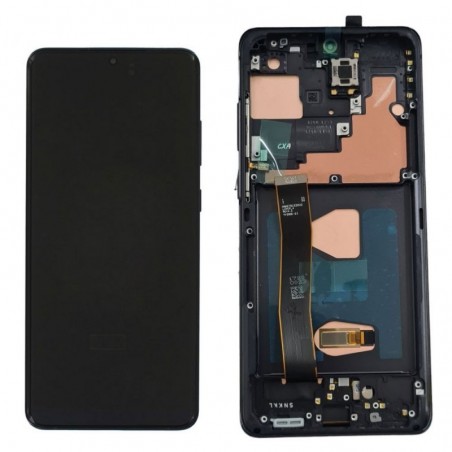 Scopri Display LCD SOFT OLED (FULL SIZE) + Frame Per Samsung Galaxy S20 ULTRA G988 | Nero in dettaglio