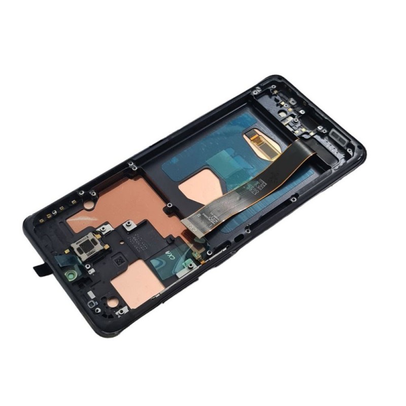 Display LCD SOFT OLED (FULL SIZE) + Frame Per Samsung Galaxy S20 ULTRA G988 | Nero Display LCD SOFT OLED (FULL SIZE) + Frame Per Samsung Galaxy S20 ULTRA G988 | Nero