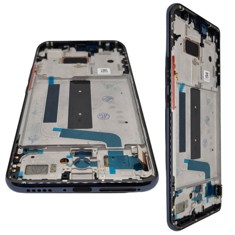 Display LCD OLED + Frame Per Xiaomi MI 10 LITE 5G | Nero | M2002J9G M2002J9S