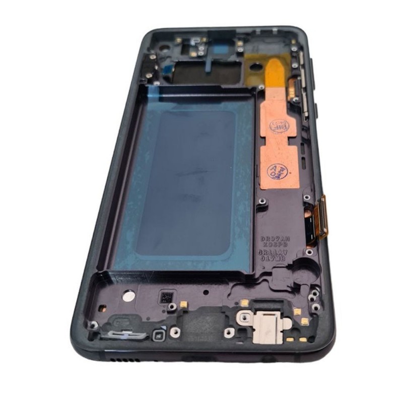 Display LCD ORIGINALE RIGENERATO + Frame Per Samsung Galaxy S10E SM-G970 | Nero