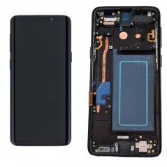 Foto di Display LCD ORIGINALE RIGENERATO + Frame Per Samsung Galaxy S9 SM-G960 | Nero - Samsung