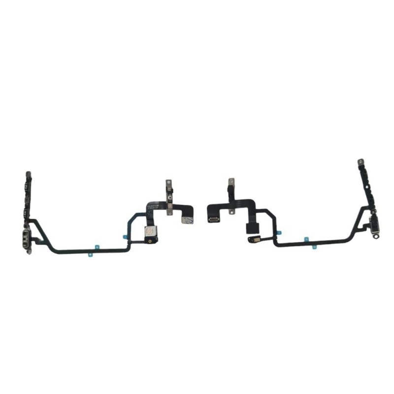 Power Button + Volume Button Flash and Microphone for Apple iPhone XR