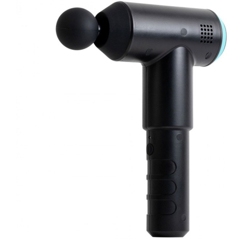 HoMedics Portable Rechargeable 3-Head Massage Gun for Physical Therapy | Black HoMedics Portable Rechargeable 3-Head Massage Gun for Physical Therapy | Black
