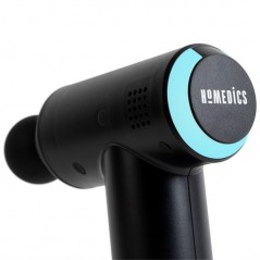 Product image HoMedics Pistola Massaggiante Portatile per Fisioterapia Con 3 testine Ricaricabile | Nero