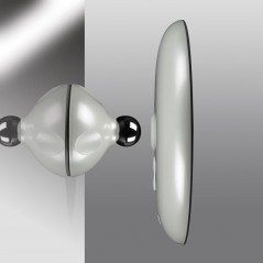 HoMedics Specchio Bifacciale a Ventosa con ingrandimento 1x 2x attach blow