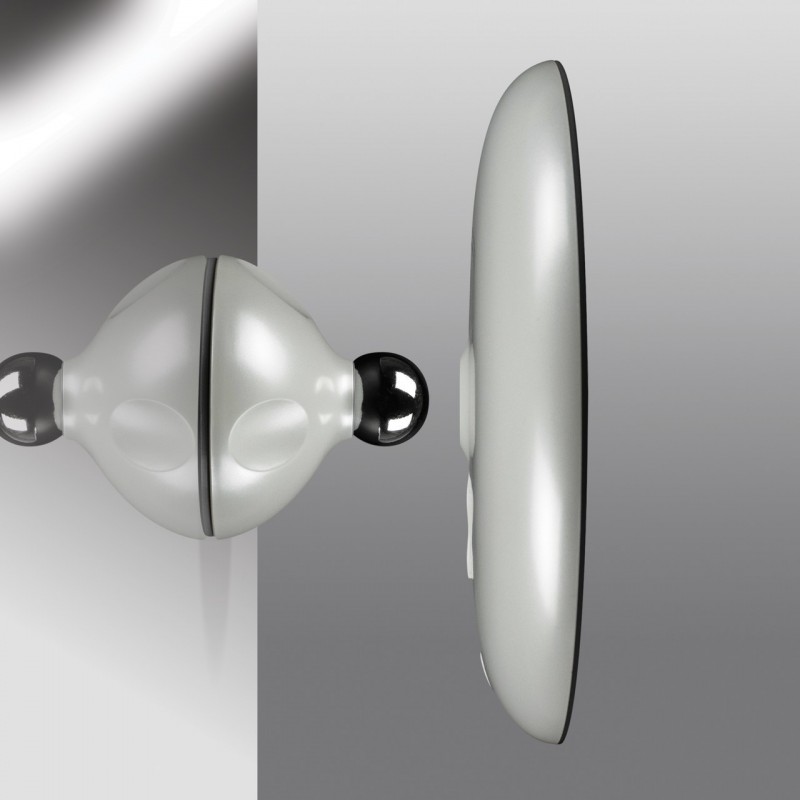 HoMedics Specchio Bifacciale a Ventosa con ingrandimento 1x 2x attach blow