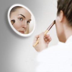 Discover Homedics Specchio Bifacciale a Ventosa con ingrandimento 1x 2x attach blow details