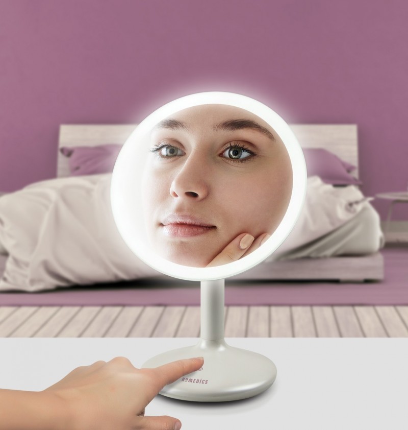 HoMedics Specchio Cosmetico Ingrandimento 5X Touch and Glow HoMedics Specchio Cosmetico Ingrandimento 5X Touch and Glow