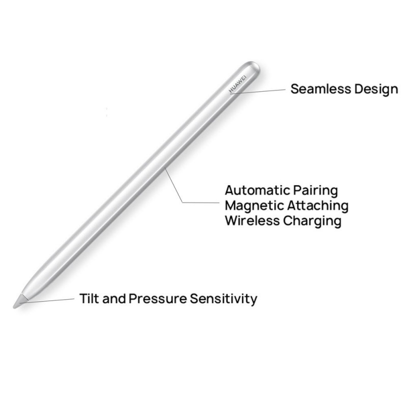 Huawei M-Pencil Pennino Ottico Per Matepad Pro, Grigio Huawei M-Pencil Pennino Ottico Per Matepad Pro, Grigio