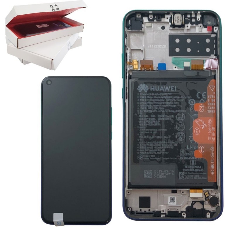 Cadorabo Cover Libro Per Huawei P40 Lite Con Fiori Lilla – Custodia Portafoglio Con Magnetica E Slot Porta Carte