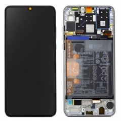 Scopri Huawei Service Pack LCD Completo di Batteria Per P30 Lite 2020 New Edition Camera 48MP | Bianco in dettaglio