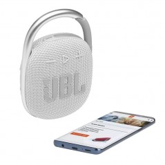 Scopri JBL CLIP 4 Speaker Bluetooth Cassa Portatile Waterprood e Dustproof IP67 | Bianco in dettaglio