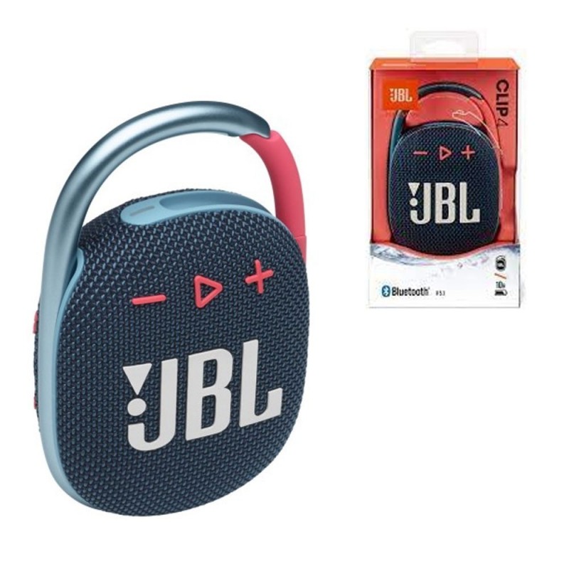 JBL CLIP 4 Bluetooth Speaker Portable Case Waterproof and Dustproof IP67 | Blue Pink JBL CLIP 4 Bluetooth Speaker Portable Case Waterproof and Dustproof IP67 | Blue Pink