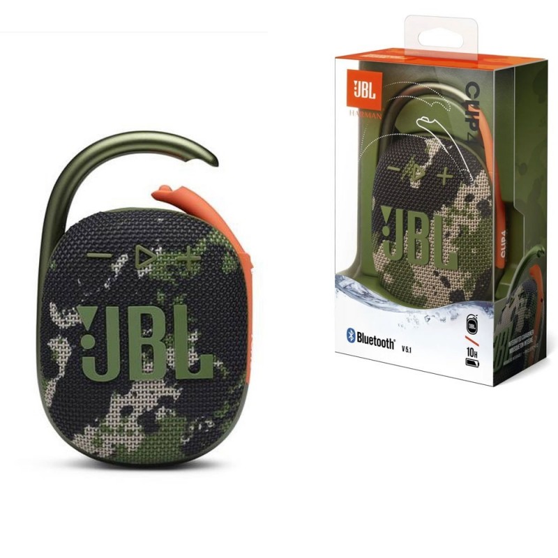 JBL CLIP 4 Bluetooth Speaker Portable Case Waterproof and Dustproof IP67 | Squad