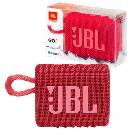 Product image JBL GO 3 Speaker Bluetooth Cassa Portatile Waterproof e Dustproof IP67 | Rosso