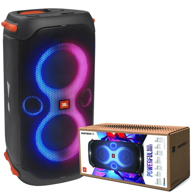 JBL PARTYBOX 110 Speaker Bluetooth Portatile Effetti Luce Cassa Altoparlante IPX4 JBL PARTYBOX 110 Speaker Bluetooth Portatile Effetti Luce Cassa Altoparlante IPX4