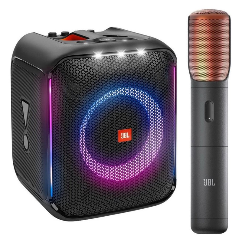  JBL PARTYBOX ENCORE + Wireless Microphone Portable Bluetooth Speaker with Light Effects