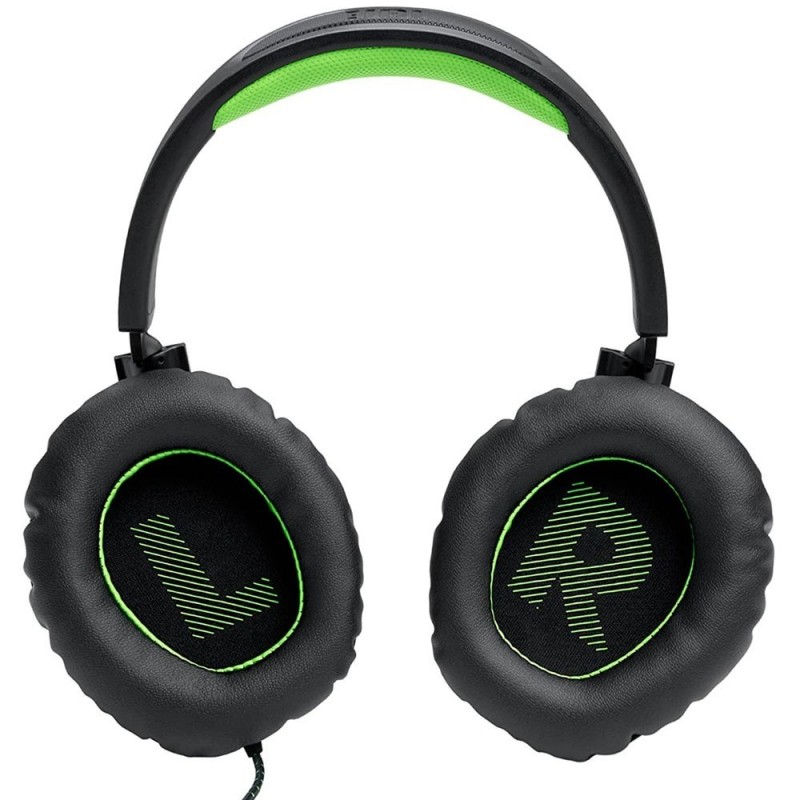 JBL QUANTUM 100X Cuffia Gaming Over-Ear Con Filo Nero/Verde