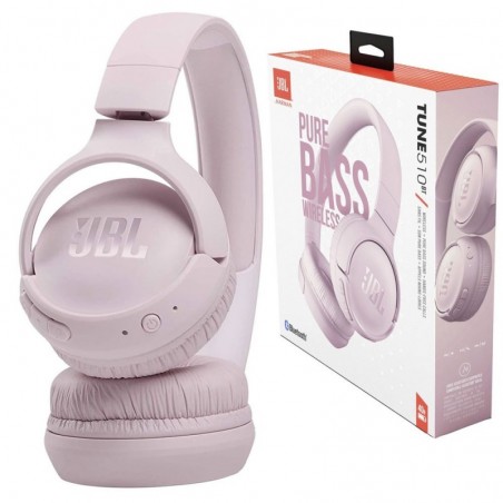 Acquista JBL TUNE 510 T510 Cuffie On-Ear Bluetooth Comandi e microfono sul padiglione | Rosa in vendita